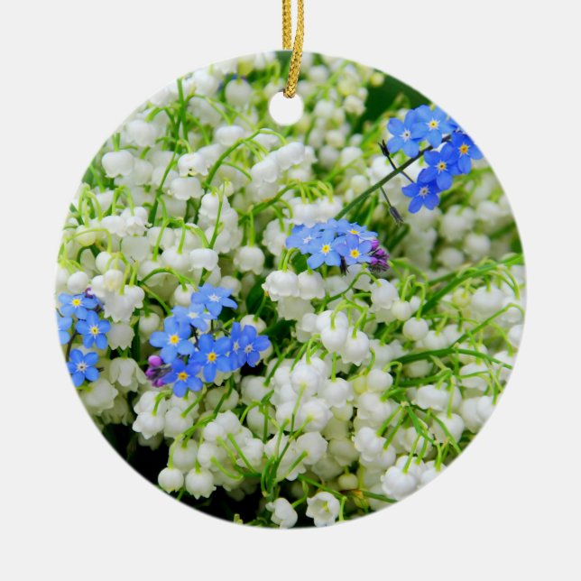 Adorno De Cerámica Lily del valle (Frente)