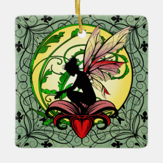 Adorno De Cerámica Lily Shadow Fairy
