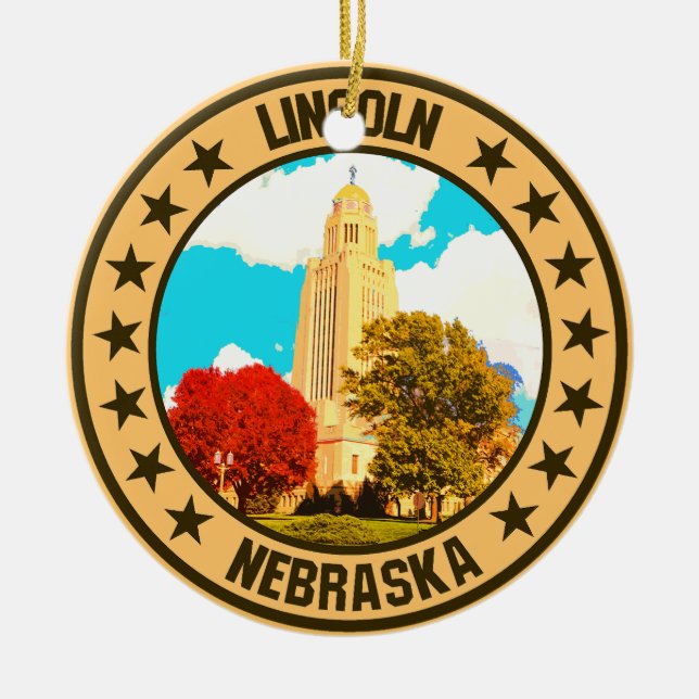 Adorno De Cerámica Lincoln (Frente)