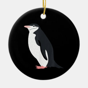 Adorno De Cerámica Lindo Pingüino de Collar Divertido Animal Antártic