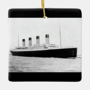 Adorno De Cerámica Línea de pasajeros Titanic RMS