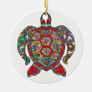 Adorno De Cerámica Línea ornamental floral decorativa arte de la