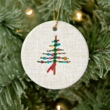 Linen Crafted Christmas Tree – Cozy Rustic Xmas