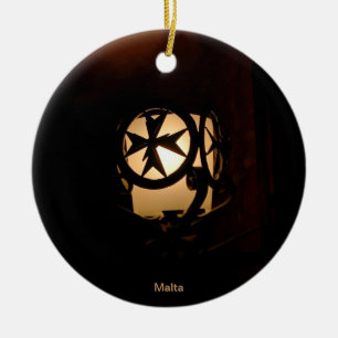 Adorno De Cerámica linterna de estilo medieval de Malta