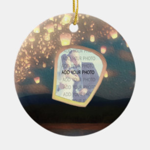 Adorno De Cerámica Linternas del deseo del amor