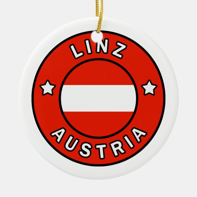 Adorno De Cerámica Linz Austria (Frente)