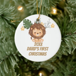 Adorno De Cerámica Lion of Judah Ceramic Ornament First Christmas