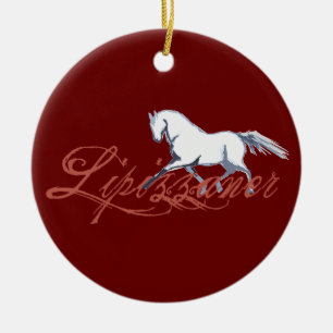 Adorno De Cerámica Lipizzaner