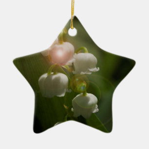 Adorno De Cerámica Lirio de los valles floral