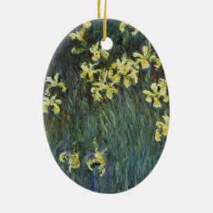 Adorno De Cerámica Lirios amarillos por Claude Monet, Arte fino vinta