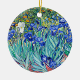 Adorno De Cerámica Lirios  Vincent van Gogh    