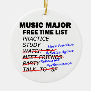 Adorno De Cerámica Lista de tiempo libre principal de música