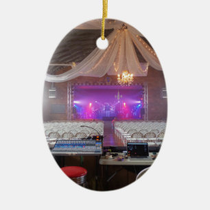 Adorno De Cerámica Listo para un concierto