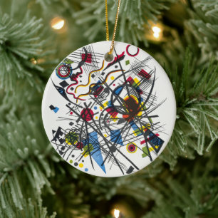 Adorno De Cerámica Litografía para Vierte Bauhausmappe de Kandinsky