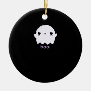Adorno De Cerámica Little Boo Cute Halloween
