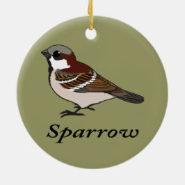 Adorno De Cerámica Little Sparrow