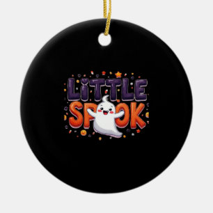 Adorno De Cerámica Little Spook Cute Halloween Estilo Creativo