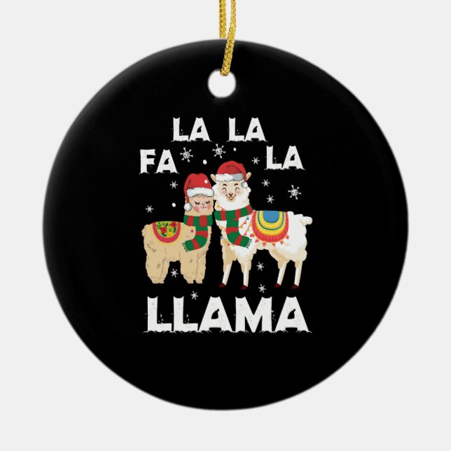 Adorno De Cerámica llama de navidades (Frente)