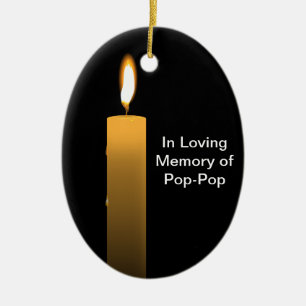 Adorno De Cerámica Llama eterna