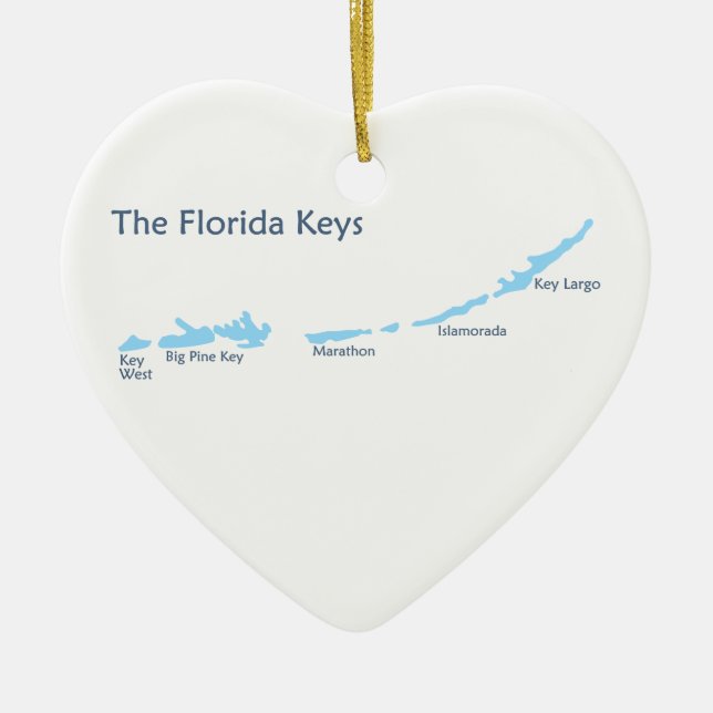 Adorno De Cerámica Llaves de la Florida (Frente)