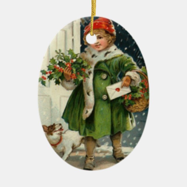 Adorno De Cerámica Llegada de Navidades (Frente)