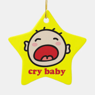 Adorno De Cerámica Llorar bebé