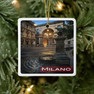 Adorno De Cerámica LMD005 MILAN Galleria Vittorio Emanuele,