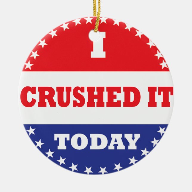 Adorno De Cerámica Lo Aplasté Hoy (Frente)