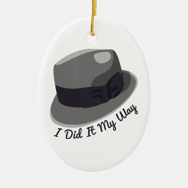 Adorno De Cerámica Lo hice mi manera (Frente)