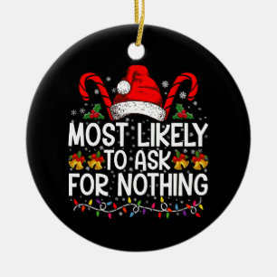 Adorno De Cerámica Lo Más Probable Es Pedir Nada Que Coincidan Navida