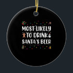 Adorno De Cerámica Lo más probable es que beba a los Navidades de cer<br><div class="desc">1</div>