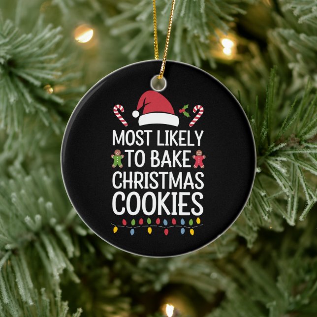 Adorno De Cerámica Lo Más Probable Es Que Los Navidades De Bake Cooki (Árbol)