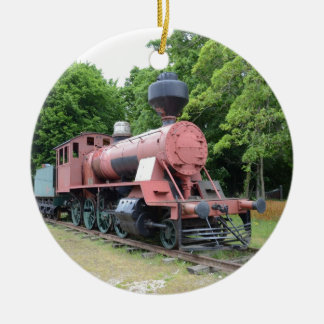 Adorno De Cerámica Locomotora de vapor americana antigua