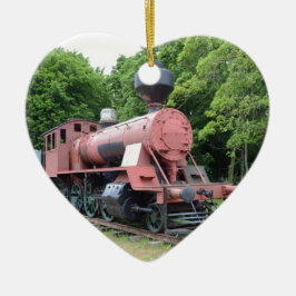 Adorno De Cerámica Locomotora de vapor americana antigua