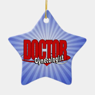ADORNO DE CERÁMICA LOGO MÉDICA GYNECOLOGISTA