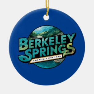 Adorno De Cerámica Logotipo de viaje de ilustración de Berkeley Sprin
