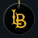 Adorno De Cerámica Logotipo del estado de Long Beach<br><div class="desc">Mira estos diseños de Long Beach de la Universidad Estatal de California. Muestra tu Orgullo Estatal de California con estos nuevos productos de la Universidad. Estos son los regalos perfectos para el estudiante, alumno, familia, amigo o fan de Long Beach en su vida. Todos estos productos de Zazzle están en...</div>