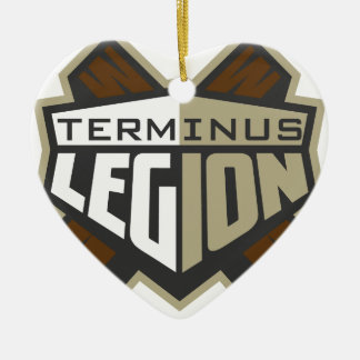 Adorno De Cerámica Logotipo del estándar de la legión del término