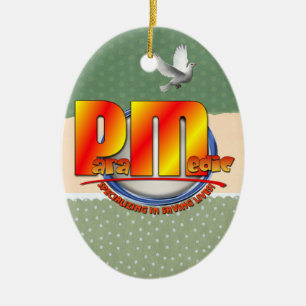 ADORNO DE CERÁMICA LOGOTIPO PARAMÉDICO