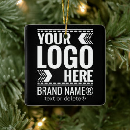 Adorno De Cerámica Logotipo personalizado, logotipo de empresa o marc