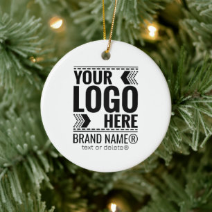 Adorno De Cerámica Logotipo personalizado, logotipo de empresa o marc