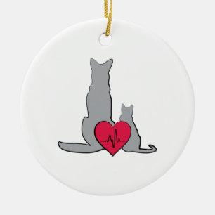 Adorno De Cerámica Logotipo veterinario