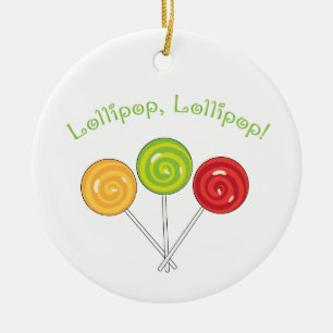 Adorno De Cerámica Lollipop