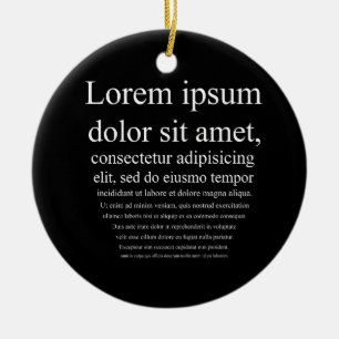 Adorno De Cerámica Lorem Ipsum