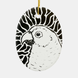 Adorno De Cerámica  Loro