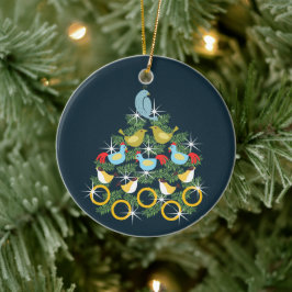 Adorno De Cerámica los 12 días de Navidades
