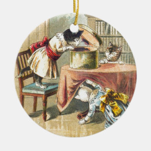 Adorno De Cerámica Los 3 pequeños gatitos: Búsqueda para las manopl