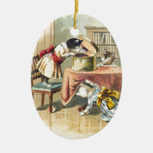 Adorno De Cerámica Los 3 pequeños gatitos: Búsqueda para las manopl