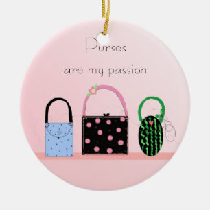 Adorno De Cerámica Los bolsos son mi pasión