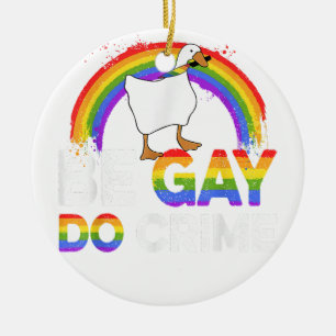 Adorno De Cerámica Los camisas LGBT son crímenes de gay